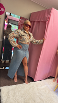Denim Heiress Maxi Skirt