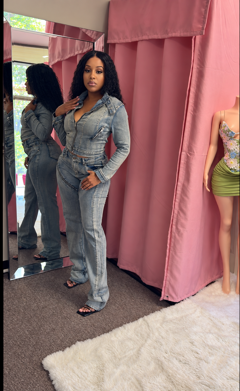The Denim "IT GIRL" Set